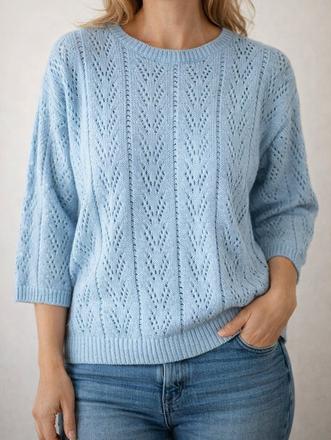 Svetlomodrý pulóver 17&co., m