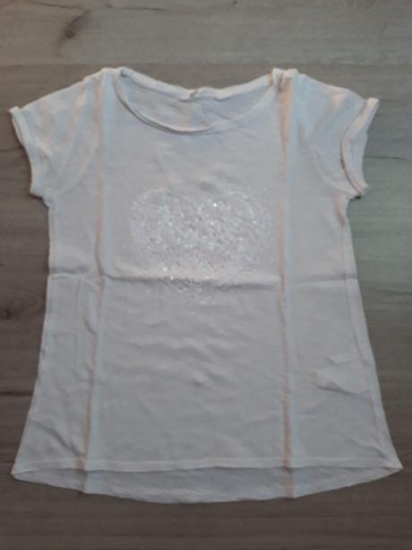 Dievčenské tričko m, h&m,134