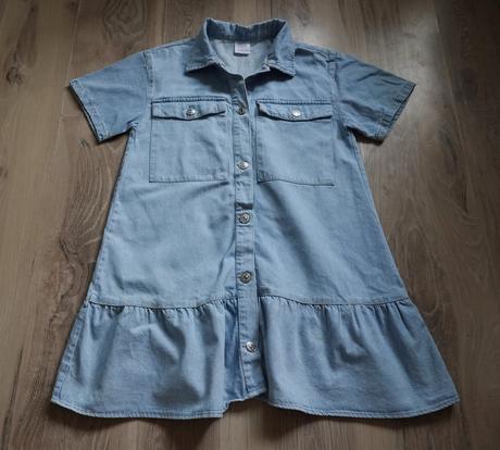 Mäkké riflové šaty zara, zara,152