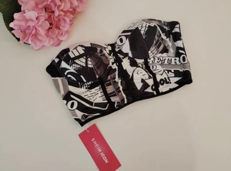 Štýlový korzetový crop top shein, 36 / s