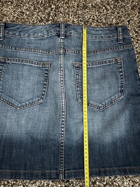 Riflová sukňa, h&m,38