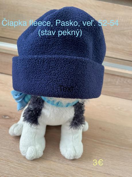 Čiapka teplá fleece veľ. 52-54, 52