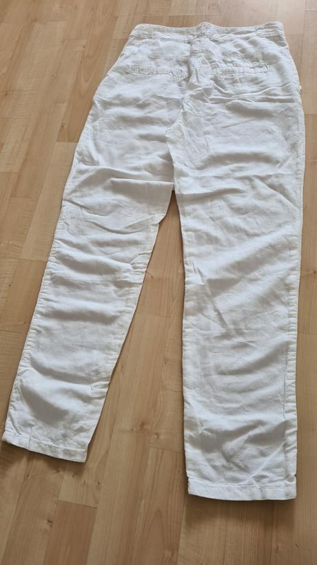 Nohavice 55 ľan, 45 bavlna, h&m,34