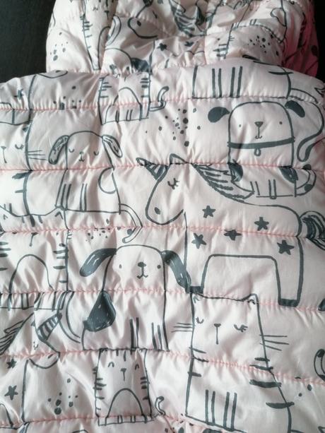 Bunda jednorožec + ciapka + čižmičky, 62