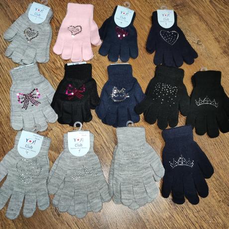 Prstove rukavičky 16 cm, 116 / 122 / 128