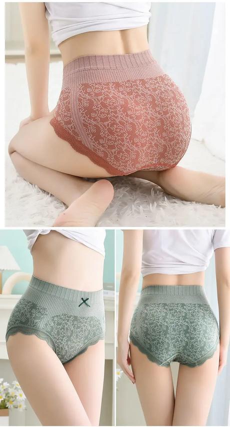 Nohavicky s vyssim pasom ornaments, l / xl