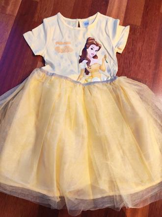 Šaty disney princess bella, h&m,128