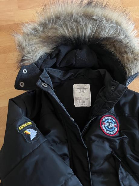 Zimná bunda s kozusinou, 140