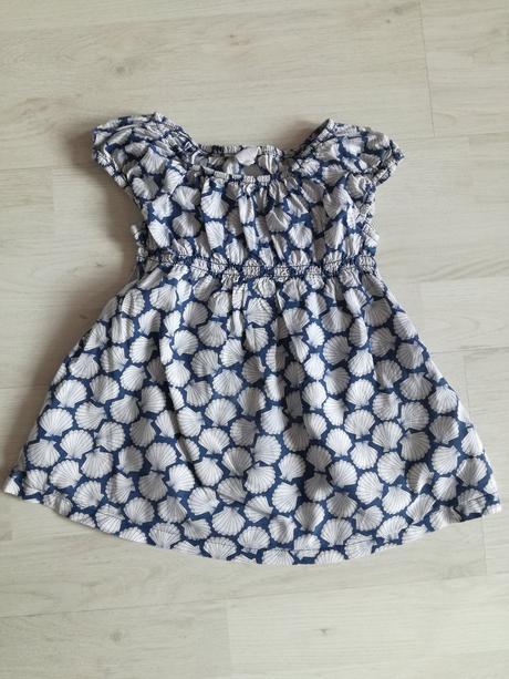 Šaty s mušličkami, h&m,68