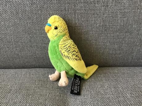 Papagáj plyšová hračka darujem, 