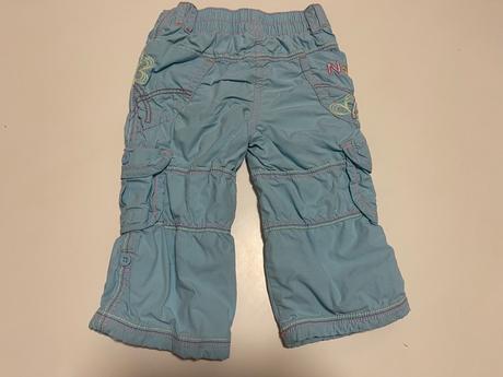 Next zateplené nohavice 9-12m pre dievčatko, next,80