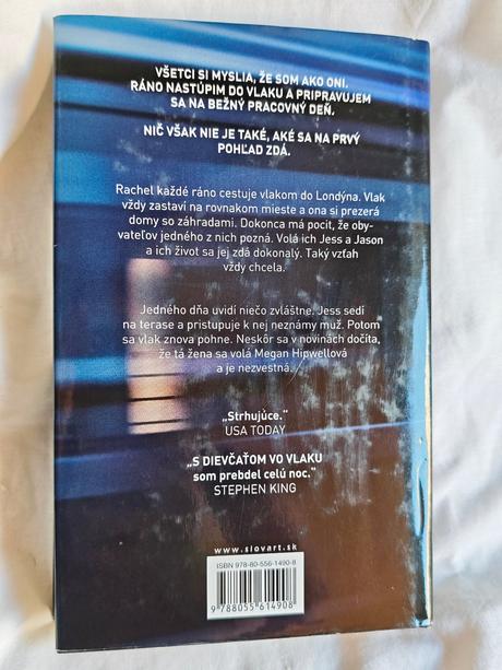 Dievča vo vlaku - paula hawkins,