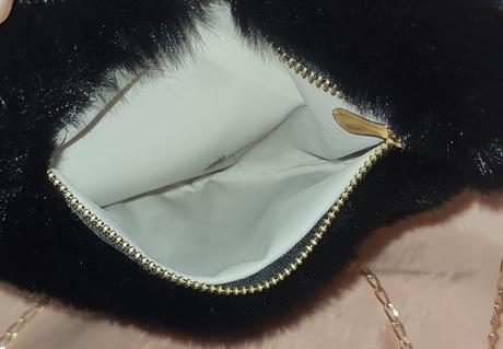 Chlpatková kabelka srdiečko, 