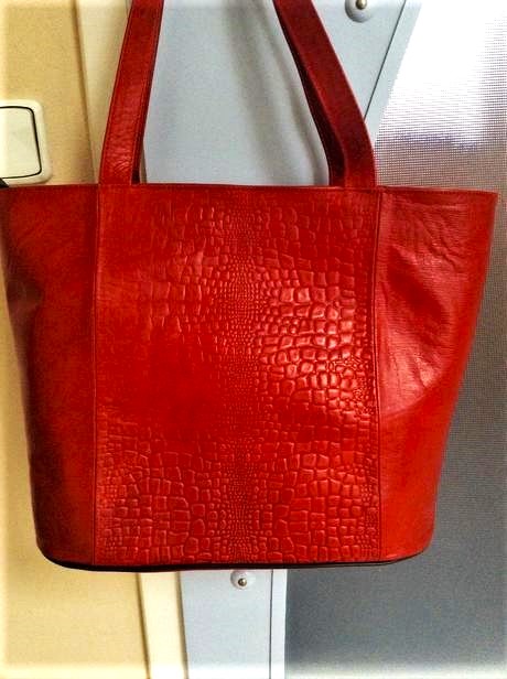 Veľká kožená kabela,