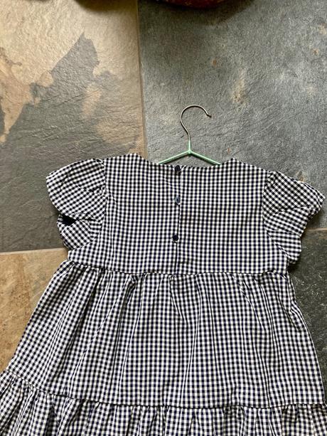 Krasne letné kockovane saty zn.little kids nove, pepco,122