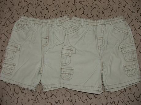 Kraťasy pre dvojčatá, cena spolu (next), 74