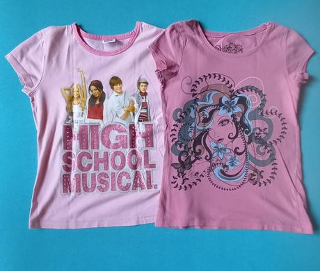 2 dievčenské tričká, 134