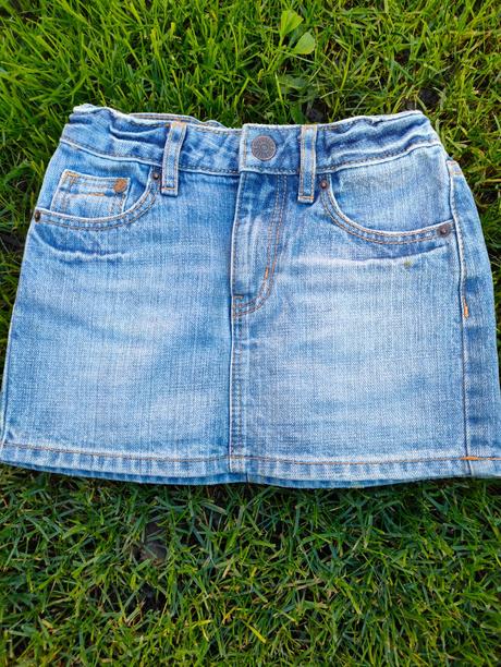 Riflová sukňa hello kitty, h&m,104