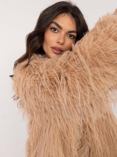 Dámska kožušinová bunda s podšívkou mix farieb, l / m / s / xl / xxl