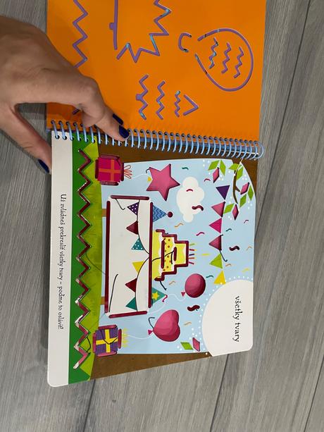 Kniha pre deti obkresli si tvary, 