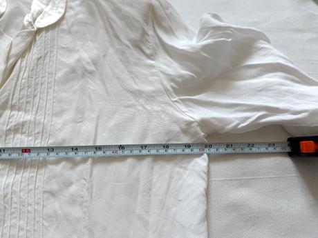 Biela vintage košeľa z viskózy jennifer by adelste, m