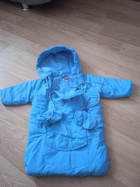 Kombinéza do autosedačky, babykap,62