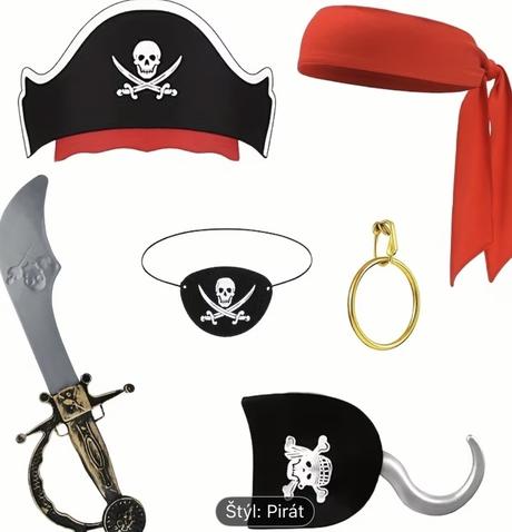 Kostým pirát, pirátka, 