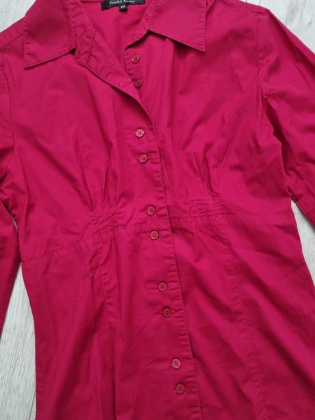 Košeľa s riasením v páse a širokými manžetami, gate,xs