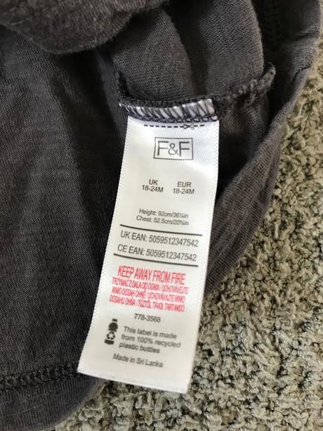 Sede tricko, f&f,92