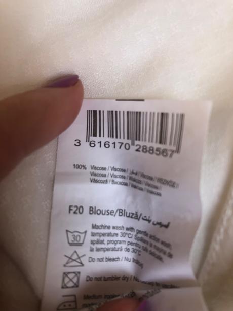 Biela blúzka dámska, camaieu,xxxl