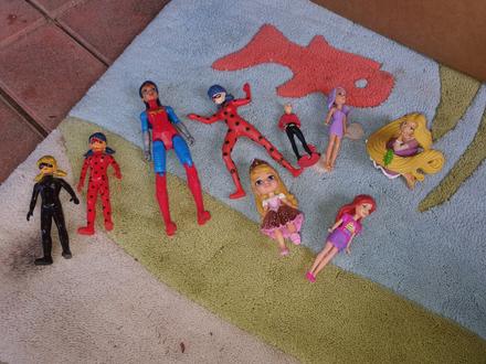 Disney princess figúrky na vlásku atď, 