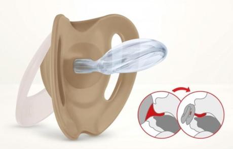 Nuk silikónový cumlík star birds 18-36m, 2ks, nuk
