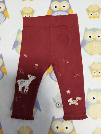 - legíny lesné zvieratká veľ. 68, nutmeg,68