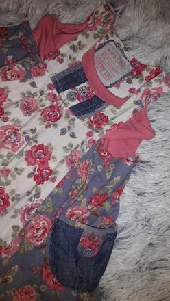 Kvietkovana tunika s vreckami 86-92, next,86