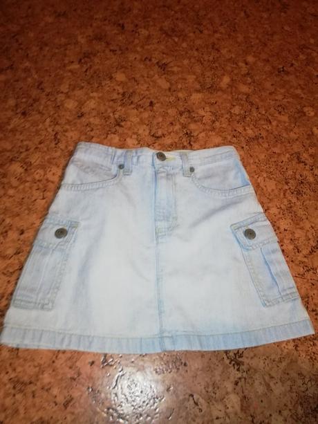 Riflová sukňa veľ. 122, marks & spencer,122