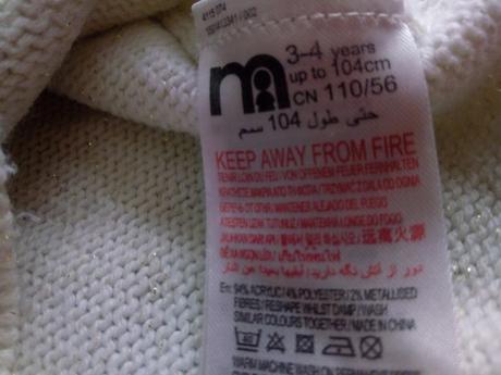 Svetrík, mothercare,104