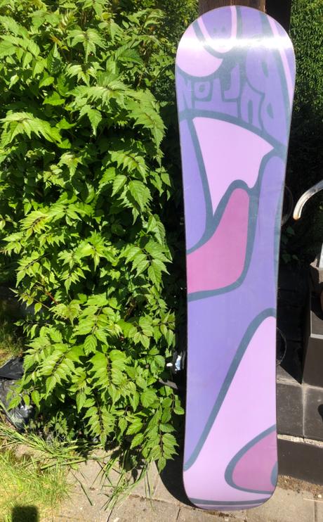 Detsky snowboard burton + viazanie + boty lamar, 130-139 cm