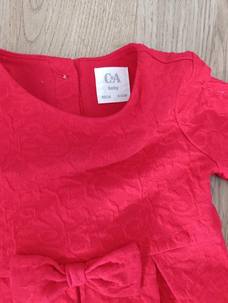 Šaty červené 80, c&a,80