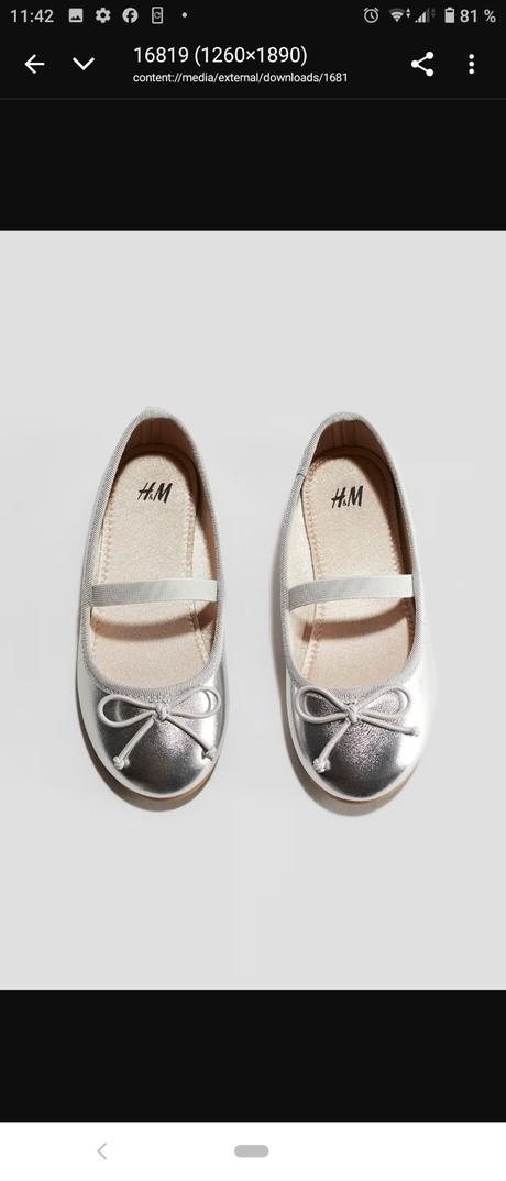 Nové balerínky, h&m,33
