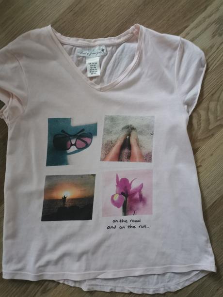 Ružové tričko, h&m,134