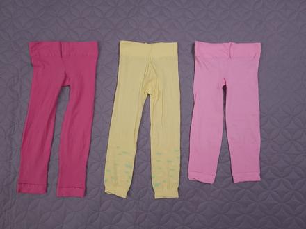 3 ks silonky nositelne cca 98-116 (cena spolu), 110