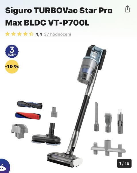Máte skúsenosti s vysávačom Siguro TURBOVac Star Pro Max?