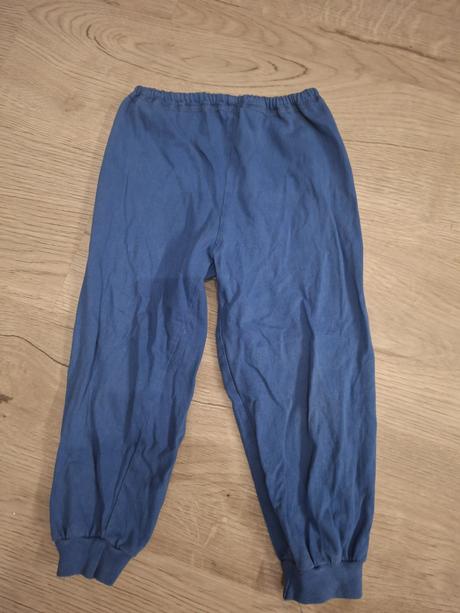 Modré tenké tepláky legíny, 98