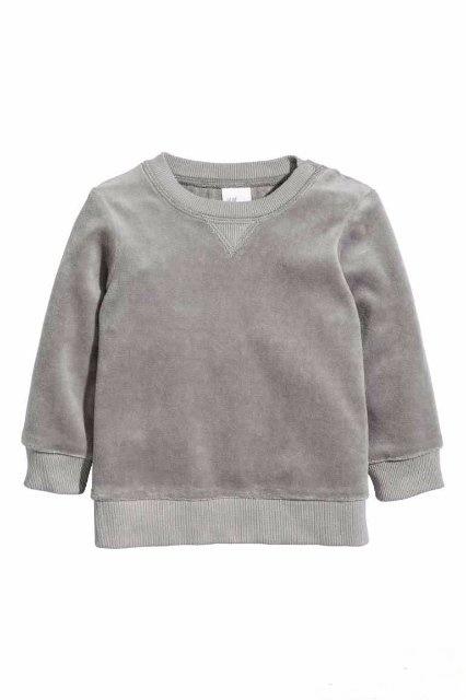 Velúrová mikina h&m, h&m,86