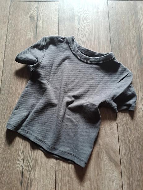 Tmavo sive crop tricko, new yorker,xs