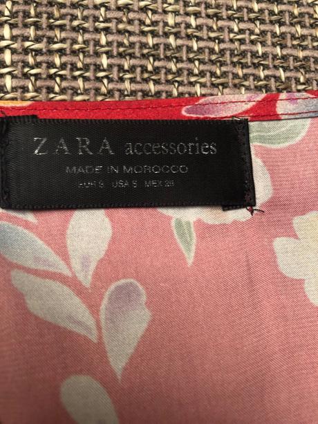Zara červené kvietkové body, veľkosť s/m, zara,s