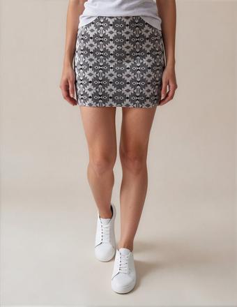 Štýlová puzdrová sukňa s geometrickým vzorom, new look,s