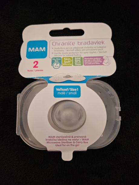 Chranice na bradavky mam size 1,