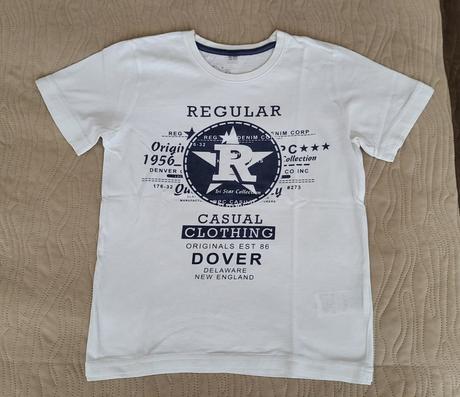 2x tričko krátky rukáv velk. 128/134, bonprix,128