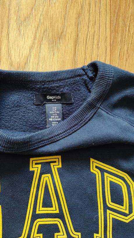 Mikina 6-7 rokov, gap,122